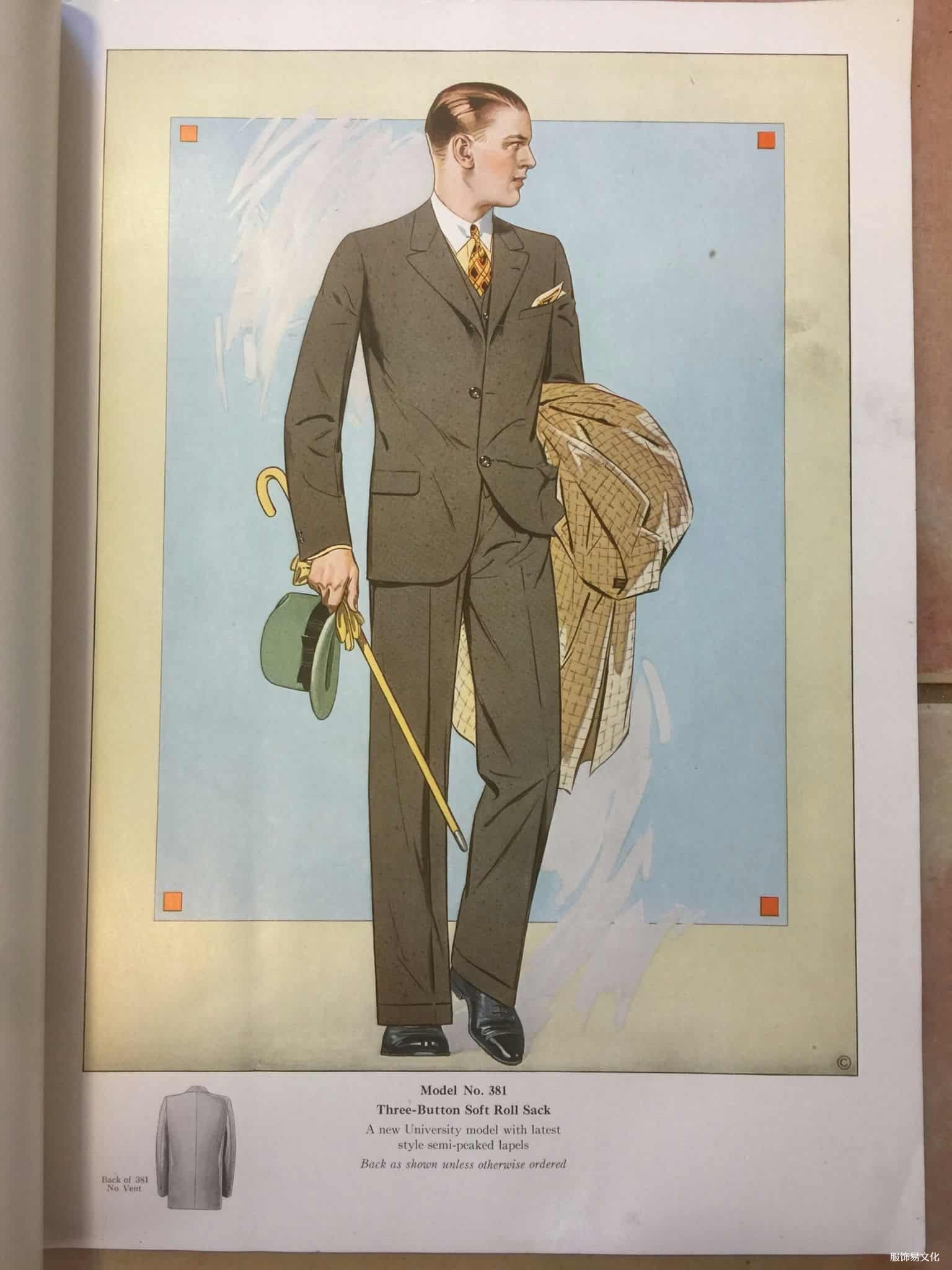1928 年秋季男士最喜爱的时装