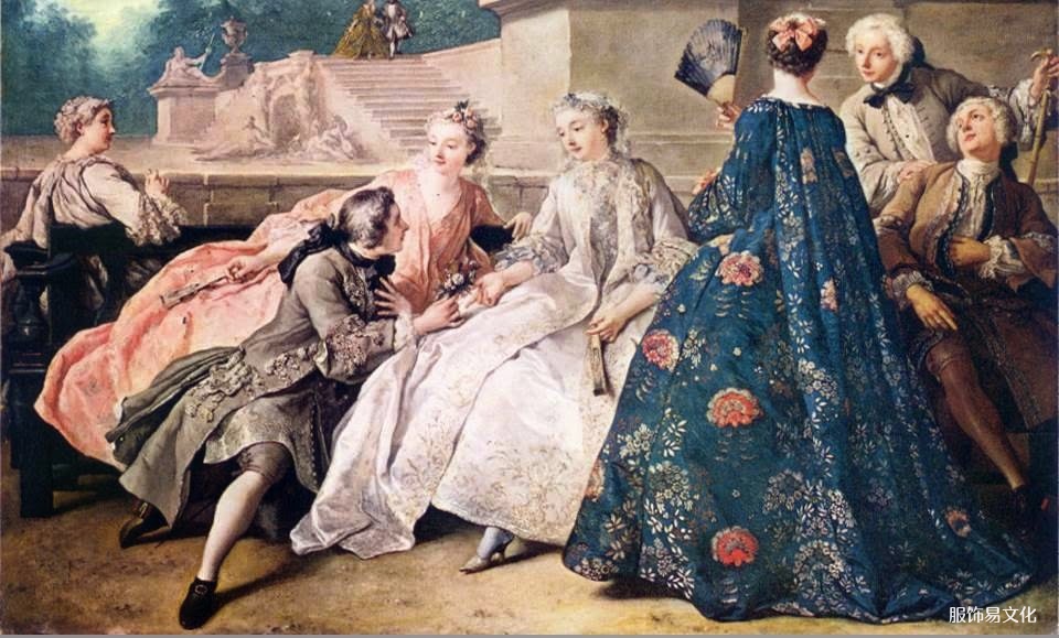 洛可可风格服装，1715-1785 年