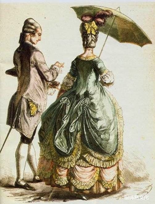 洛可可风格服装，1715-1785 年