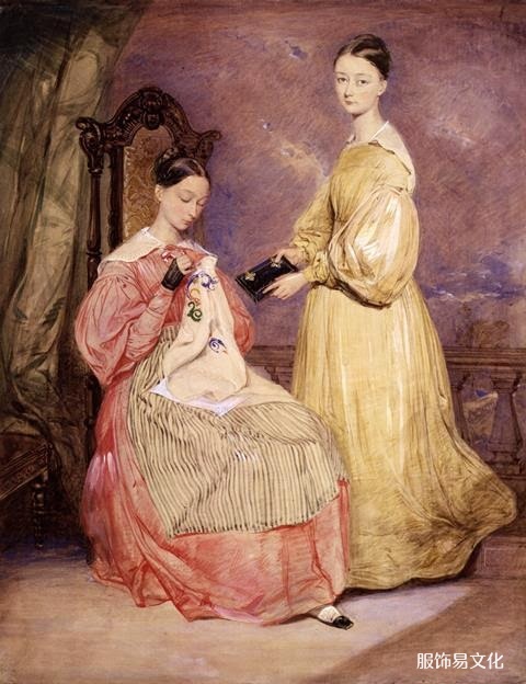 向浪漫主义服装的过渡（1820-1820）和第一种浪漫风格：球形服装（1828-1836）