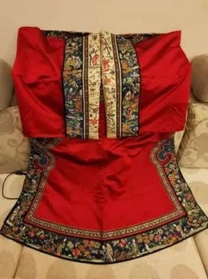 清代服饰袖口绣的历史 - 万绣