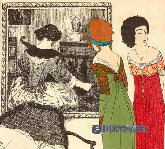 Paul Poiret 设计无紧身胸衣的连衣裙