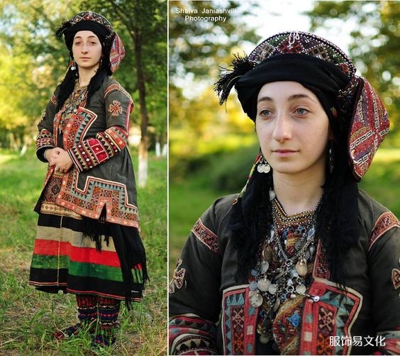 格鲁吉亚赫夫苏尔人的服装