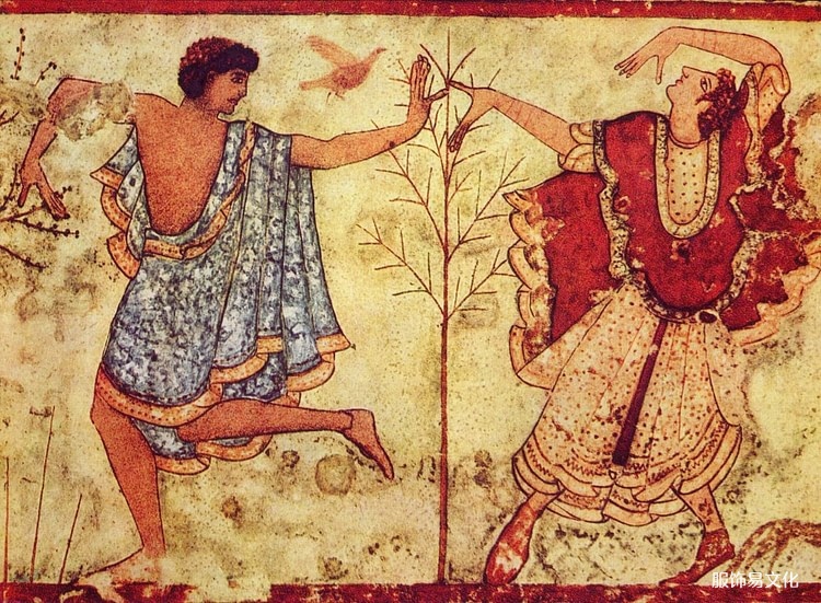 舞者，Triclinium 墓，塔尔奎尼亚