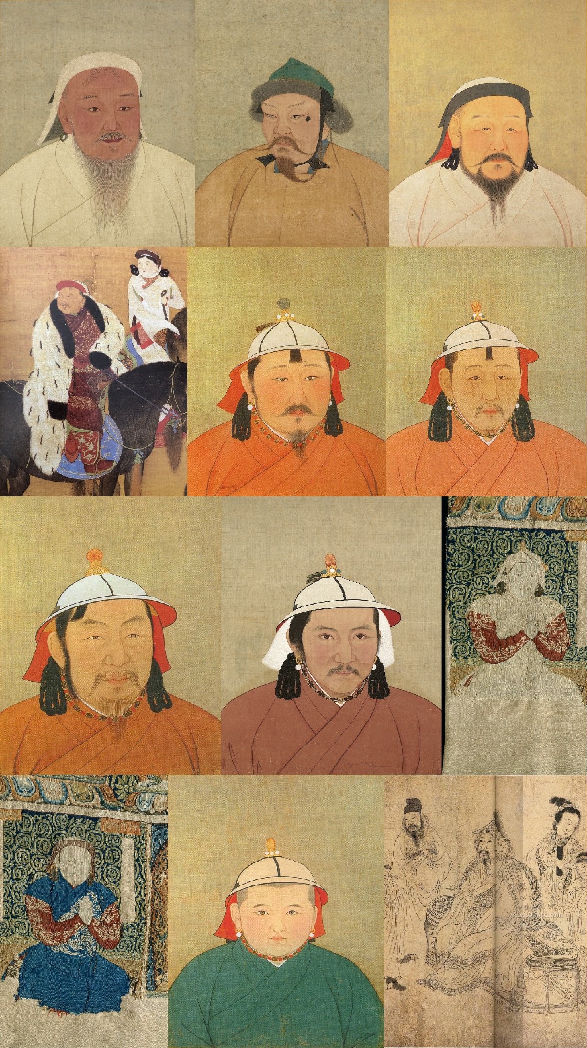 古代皇帝画像